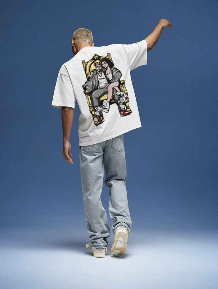 King and Queen Tee T-shirt White